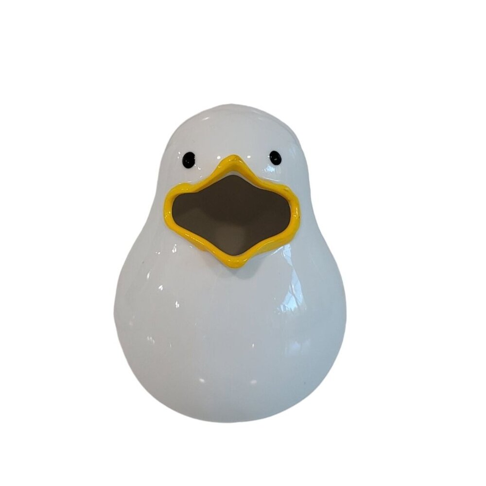 Snack-Em The Feeder For People Candy Holder Ceramic duck vintage storage planter